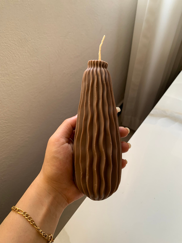 شمع دستساز استوانه دفرمه