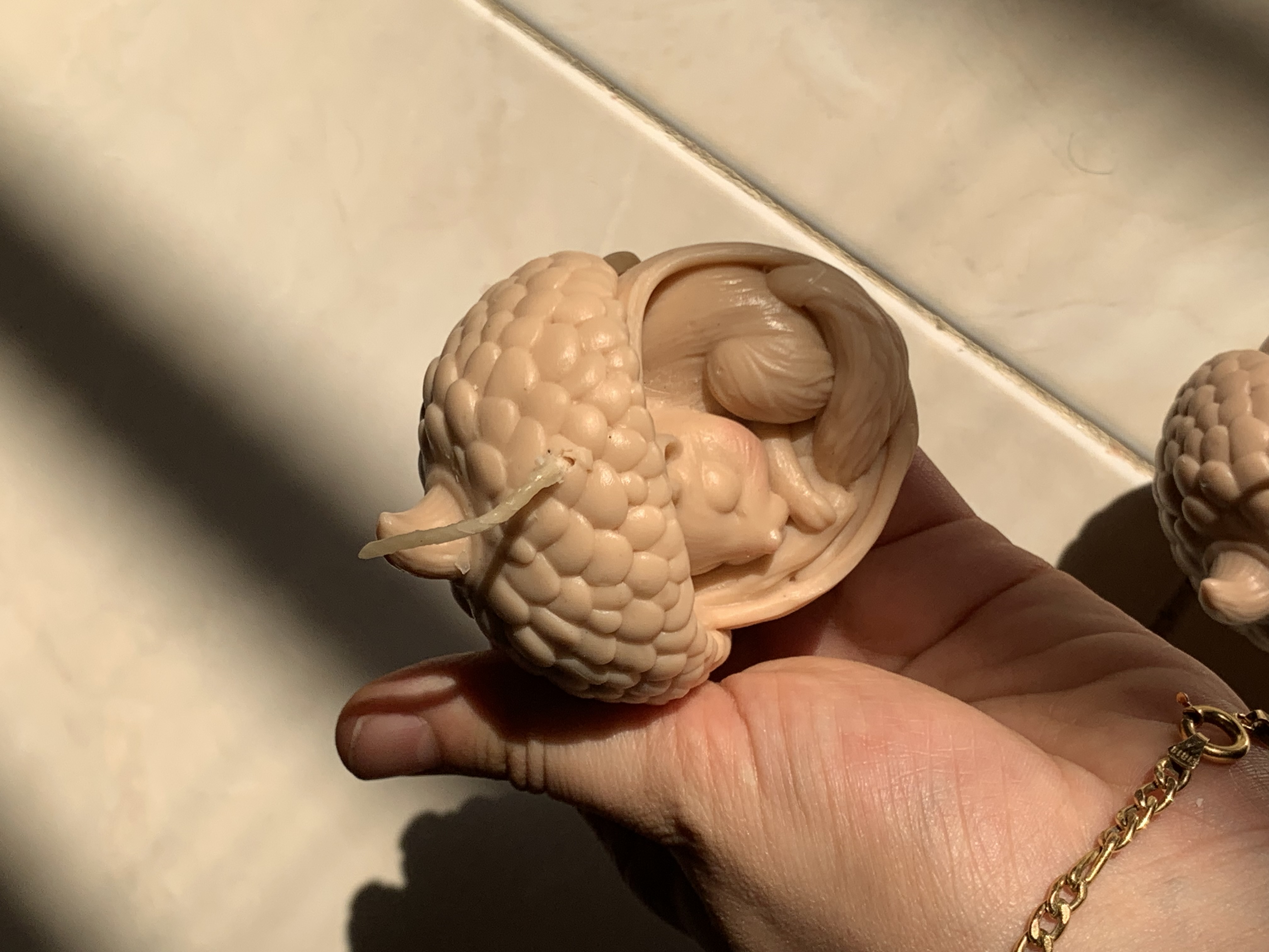 شمع دستساز سنجاب خوابیده