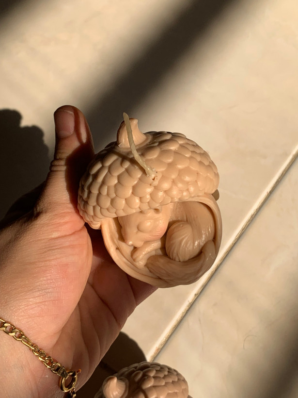 شمع دستساز سنجاب خوابیده